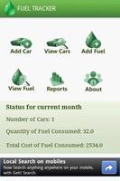 Poster Fuel Usage Tracker Free