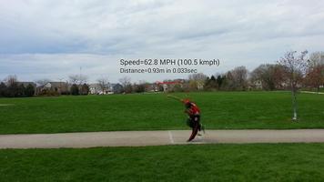 Ball Speed Radar Gun Baseball पोस्टर