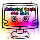 Finger Shopkins Coloring Game icône