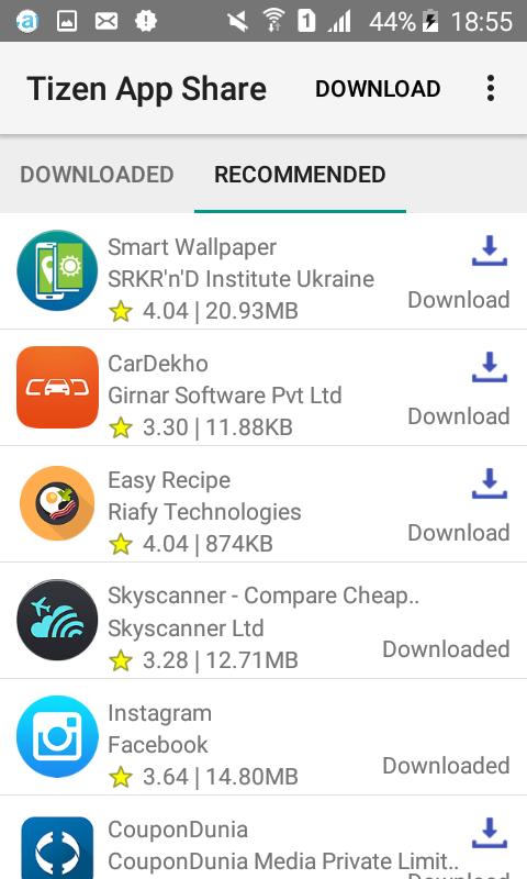 Tizen App Share APK for Android Download