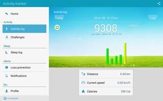 Samsung Activity Tracker Tab capture d'écran 1