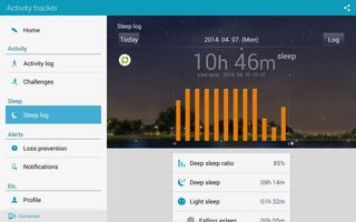 3 Schermata Samsung Activity Tracker Tab