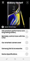 Experience app for Galaxy Note9 Plakat