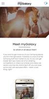Samsung myGalaxy الملصق