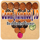 Carom 3D Best Board Game (Karambol) 圖標