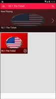 92.1 The Ticket Radio 92.1 FM Sports Radio Usa FM اسکرین شاٹ 2