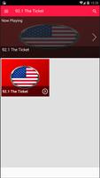 92.1 The Ticket Radio 92.1 FM Sports Radio Usa FM スクリーンショット 2