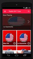 94.7 FM Radio Station Usa Music App 94.7 FM Online captura de pantalla 2