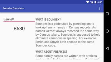 Soundex Calculator screenshot 1