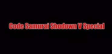 Code samsh5sp Samurai Shodown 5 Special