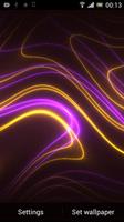 Neon Glitter Wave HD LWP screenshot 1