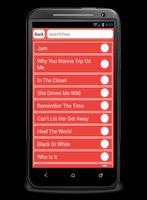 Michael Jackson MP3 Lyrics capture d'écran 2