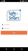 Safe & Smart الملصق