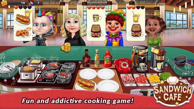 Sandwich Cafe - Cooking Game 1.0.0 APK + Mod (Uang yang tidak terbatas) untuk android