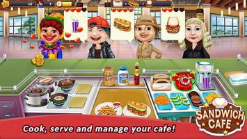 Sandwich Cafe - Cooking Game capture d'écran 1