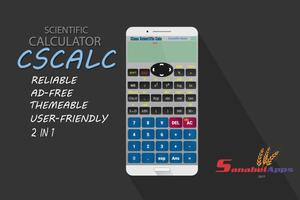 CSCalc - Scientific Calculator پوسٹر