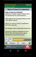 Income Tax Guide captura de pantalla 2