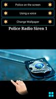 Policía Radio Siren radio hablar voz de la policía Poster