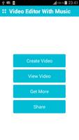 Video Editor With Music Cartaz