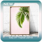 Easy DIY Tropical Leaf Art أيقونة