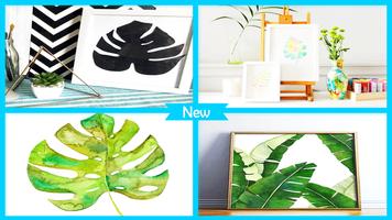 Easy DIY Tropical Leaf Art syot layar 3