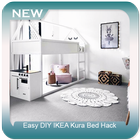 आसान DIY IKEA कुरा बिस्तर हैक आइकन