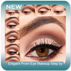 Elegant Prom Eye Makeup Step by Step icône