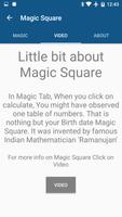 Ramanujan Magic Square capture d'écran 2