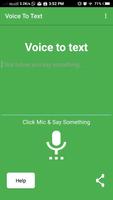 برنامه‌نما Voice to text عکس از صفحه