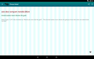 Latin Phrases & Proverbs Lite. স্ক্রিনশট 1