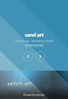 sand art poster