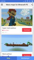 Mario maps for Minecraft PE poster