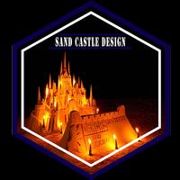 Diseño del castillo de la arena Poster