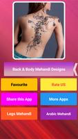 Back & Body Mehandi Design screenshot 1