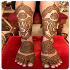 Legs Mehandi Design (Feet Henna Design) Zeichen