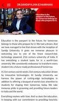 Sandip University poster