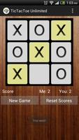 Tic Tac Toe Unlimited with AI постер