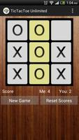 Tic Tac Toe Unlimited with AI 스크린샷 1