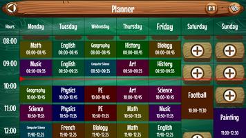 برنامه‌نما Personal School Planner عکس از صفحه