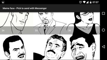 برنامه‌نما Meme face for Messenger عکس از صفحه
