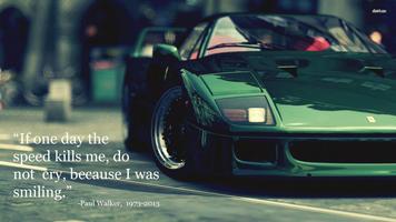 Car Quote Wallpapers Affiche