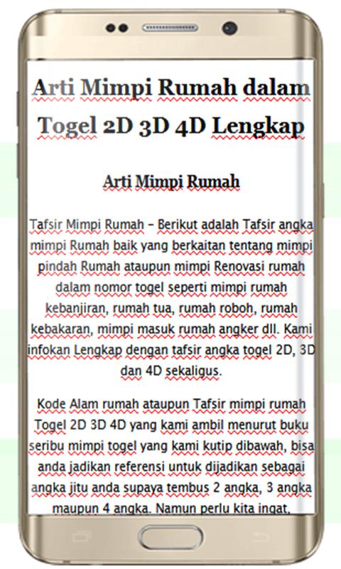 Arti mimpi tembus togel 4d