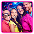 Cat Face Sticker Collage