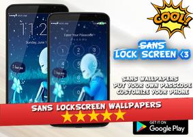 Sans lock screen اسکرین شاٹ 1