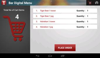 2 Schermata Digital menu for Bars