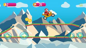 Motobike game : Santa claus تصوير الشاشة 1