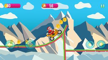 Motobike game : Santa claus スクリーンショット 3