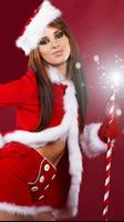 santa girls wallpapper poster