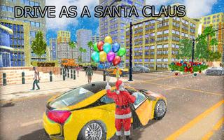 Santa Gift Delivery : Highway Car Driving Games پوسٹر