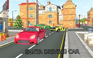 Santa Gift Delivery : Highway Car Driving Games ภาพหน้าจอ 1